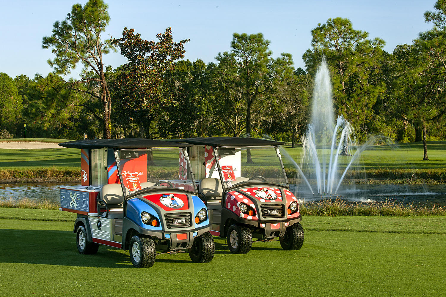 Walt Disney World Golf Beverage Carts, Lake Buena Vista, FL.