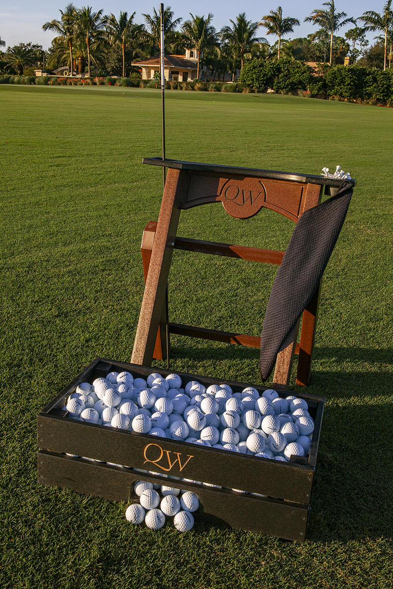 Quail West Golf & Country Club Range Rack, Naples, FL.